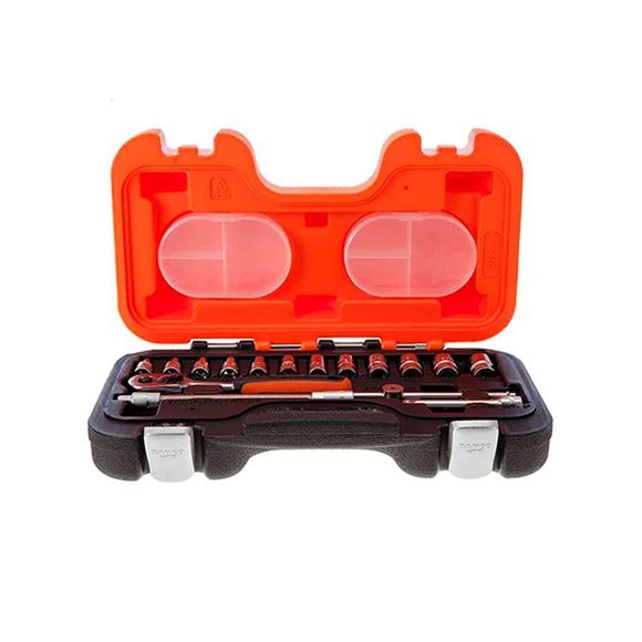 Imagen de Juego de Dados Y Acc. Bahco enc 1/4" 4a13mm c/maletin -Ynter