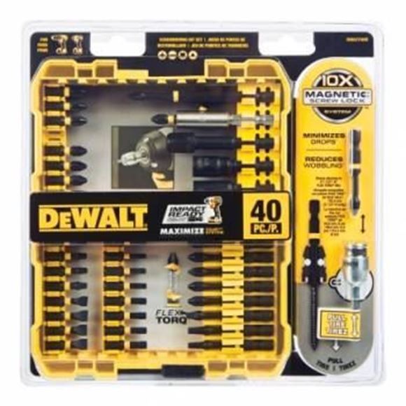 Imagen de Set 40pcs Dewalt Puntas De Impacto C/Adap Magnetico - Ynter Industrial