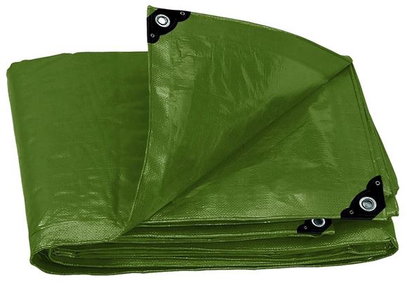 Imagen de Lona Impermeable "Multiuso" Secur 4 X 5m Verde- Ynter Industrial