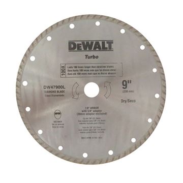 Imagen de Disco diamantado Dewalt 230mm turbo - Ynter Industrial