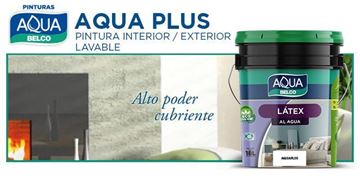 Imagen de Pintura premium AquaPlus Belco exterior Interior 18Lts - Ynter