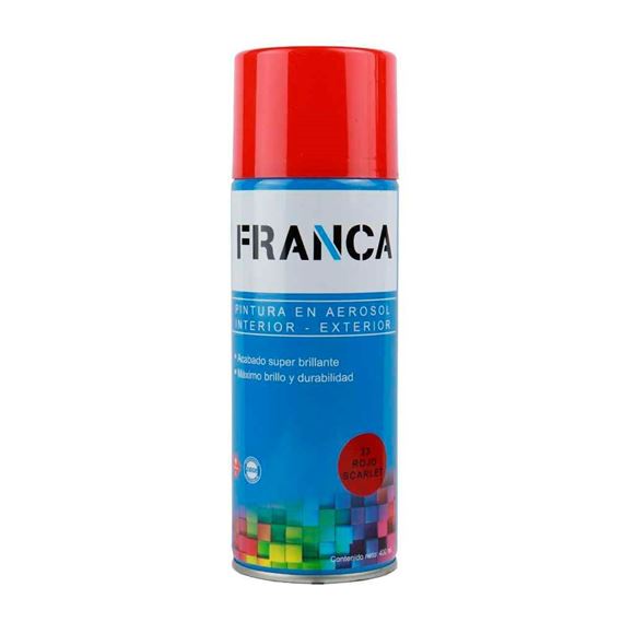 Imagen de Antioxido Rojo 400 ml Franca Interior o Exterior - Ynter Industrial