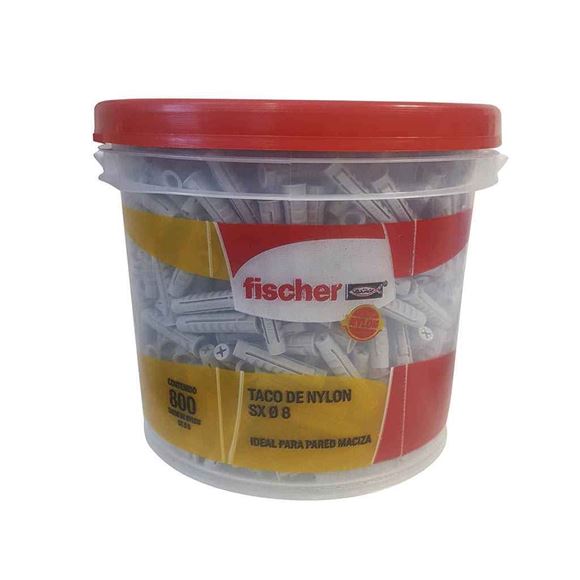 Imagen de Taco Fischer Bloque Universal C/Tope N8 800un 616290 - Ynter Industriall