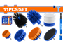 Imagen de Set X 11 Cepillos Para Taladro Wadfow WND5403 - Ynter Industrial