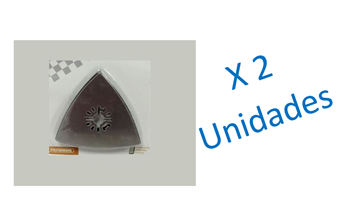 Imagen de 2 Triangulo lijador con velcro p/ multitools - Ynter Industrial