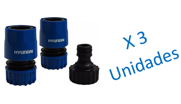 Imagen de Acople Hyundai rápido y conector 1/2 3/4¨3P- Ynter Industrial