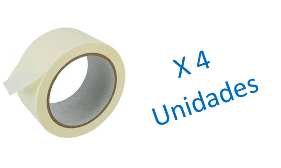 Imagen de 4 Cinta De Enmascarar 36mmx40mt Rapifix 540 - Ynter Industrial