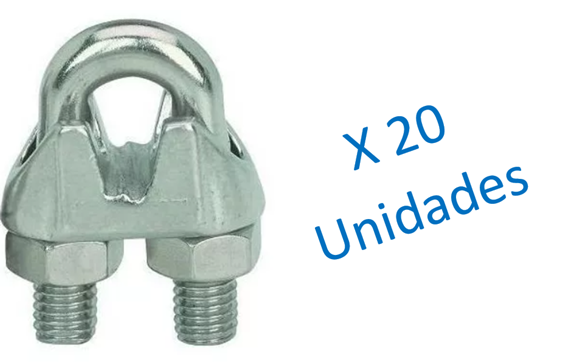 Imagen de Apreta cables 8mm 5/16" x 20 uni.- Ynter Industrial