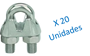 Imagen de Apreta cables 8mm 5/16" x 20 uni.- Ynter Industrial