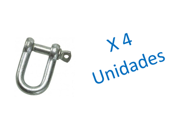 Imagen de Grillete galvanizado 14mm 9/16" - Ynter Industrial