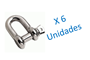 Imagen de Grillete galvanizado 10mm 3/8" - Ynter Industrial