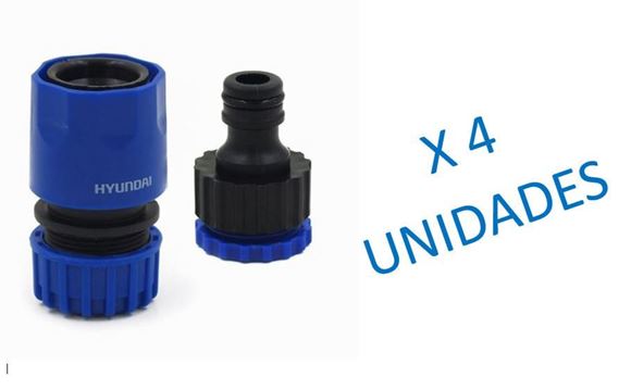 Imagen de Acople Hyundai rápido y conector 1/2 3/4¨2P- Ynter Industrial