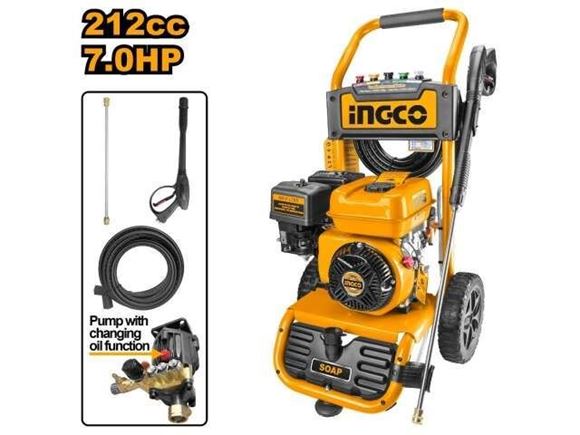 Imagen de Hidrolavadora A Combustion 7 HP Ingco - Ynter Industrial