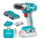 Imagen de Taladro atornillador Percutor 20v Total Brushless C/2Bat Ynter