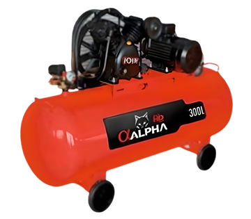 Imagen de Compresor Alpha 4hp 250lts caudal 360L/min - Ynter Industrial