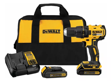 Imagen de Taladro Atorn Dewalt 20V Brushles 2Bat 2A Bolso - Ynter Industrial