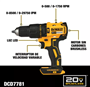 Imagen de Combo 20V Taladro + Amoladora + Bat y Carg Dewalt - Ynter Industrial