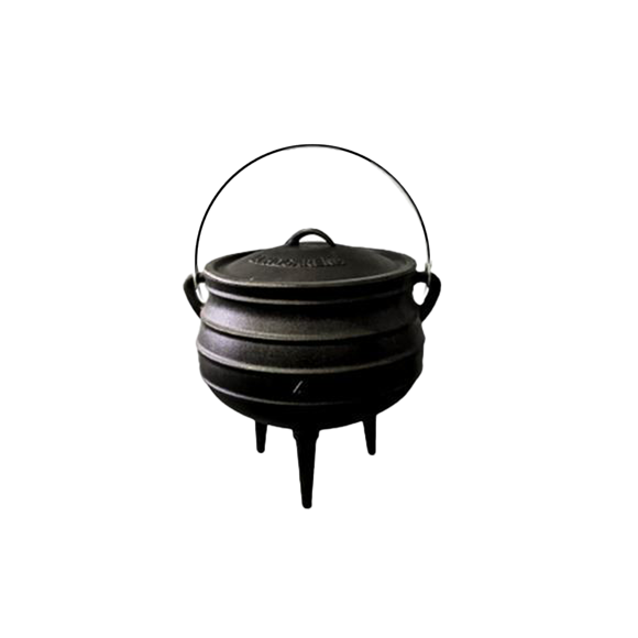 Imagen de Olla fundicion Con 3 Patas Y Tapa 70lt - Ynter Industrial