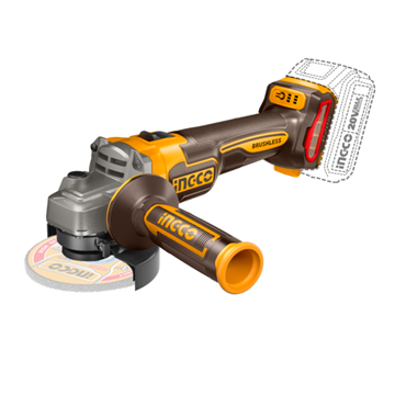 Imagen de Amoladora 4 1/2" S/Bat Ingco 20V Brushless - Ynter Industrial