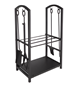 Imagen de Leñero C/ Atizadores 4 Piezas 40X30X73CM - Ynter Industrial