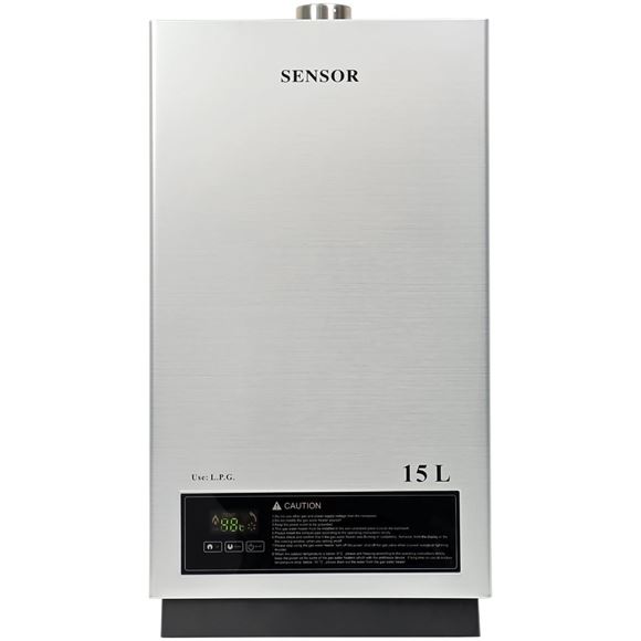Imagen de Calefon a gas 15lts tiro forzado Interior Sensor-Ynter Ind