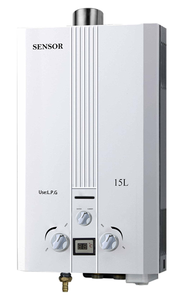 Imagen de Calefon a gas 15 lts tiro forzado Sensor Interior/exterior