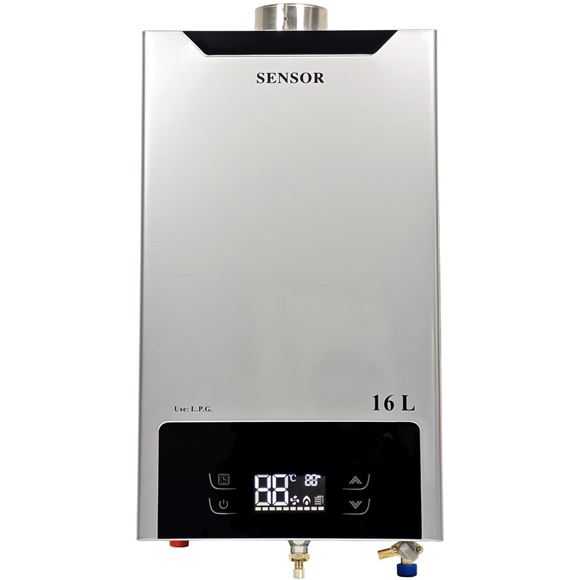 Imagen de Calefon a gas 16lts tiro balanceado-forzado Sensor Interior-Ynter