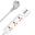Imagen de Alargue Zapatilla 2m 1 Schuko, 3 Tom Univ, 3 USB 4000W - Ynter Industrial