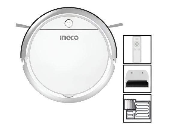 Imagen de Aspiradora robot inteligente programable Ingco - Ynter Industrial