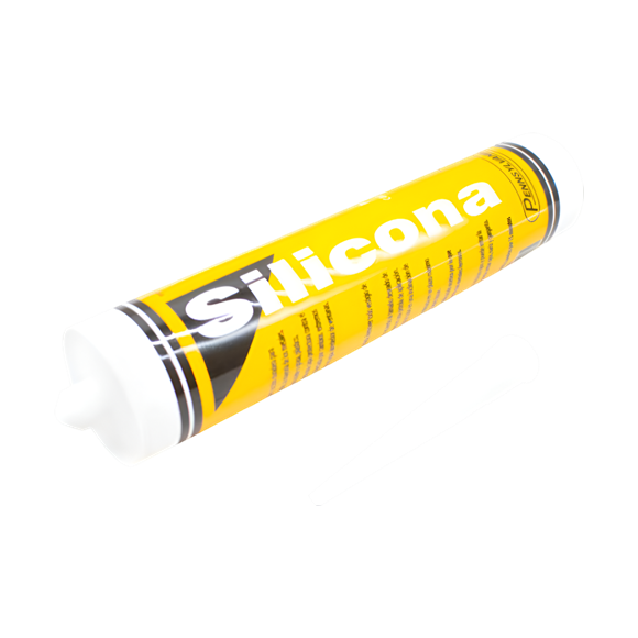 Imagen de Silicona Acida Asfalkote Blanc Y Trans 300ml