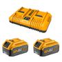 Imagen de SET X 2 BATERIAS 20V 5AMP + 1 CARGADOR INGCO - Ynter Industrial