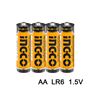 Imagen de Pack x4 pilas alkalinas AA 1.5V Ingco- Ynter Industrial