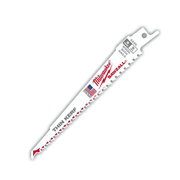 Imagen de Hoja Sierra Sable Milwaukee 12cm 6pLG x2un Para Madera