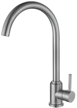 Imagen de Monocomando Mesada Cocina Acero Wico Satin 35mm - Ynter Industrial