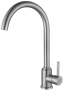 Imagen de Monocomando Mesada Cocina Acero Wico Satin 35mm - Ynter Industrial