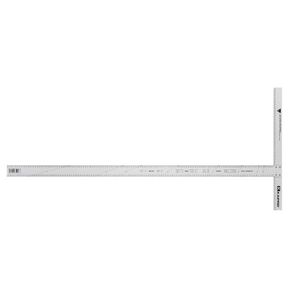 Imagen de Escuadra De Aluminio Tipo T Fija P/Drywall 90cm Kapro - Ynter Industrial