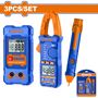 Imagen de Kit Tester + Pinza Amperimetrica + Detector de Voltaje  Wadfow - Ynter Industrial