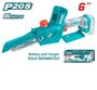 Imagen de Mini Motosierra 6" 20V Total Brushless S/Bat S/Carg - Ynter Industrial