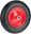 Imagen de Rueda Carretilla Maciza Roja 13" Eje 16MM - Ynter Industrial