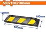 Imagen de Tope Goma 50CM P/ Auto Estacionamiento Wadfow - Ynter Industrial