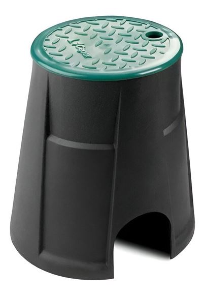 Imagen de Camara Plastica Redonda Verde P/ Electrica / Riego - Ynter Industrial