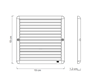 Imagen de Rejilla tapa para ventilación fija c/red anti insectos 19x19