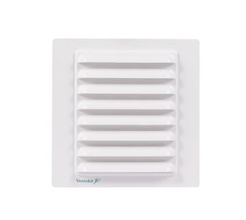 Imagen de Rejilla De Ventilación Fija 14.5 X 14.5cm C/ Adaptador 100MM - Ynter Industrial