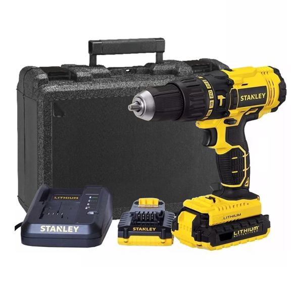Imagen de Taladro Percutor Stanley 20V + 50acc+ Maleta - Ynter Industrial