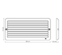 Imagen de Rejilla De Ventilación Fija 12 X 25CM - Ynter Industrial