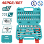 Imagen de Juego De Dados Total 1/4" 46Pzas C/ Maletin - Ynter Industrial