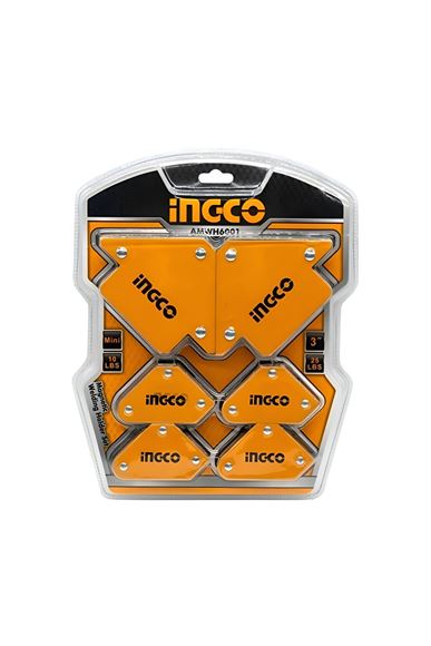 Imagen de Set 6 escuadras magnéticas Ingco - Ynter Industrial