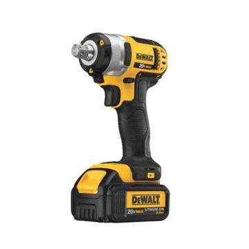 Imagen de Llave de impacto 1/2" Dewalt litio 20V 3A 204Nm- Ynter Industrial