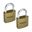 Imagen de 2 Candado bronce Energy 63mm baño de bronce - Ynter Industrial