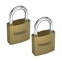 Imagen de 2 Candado bronce Energy 63mm baño de bronce - Ynter Industrial
